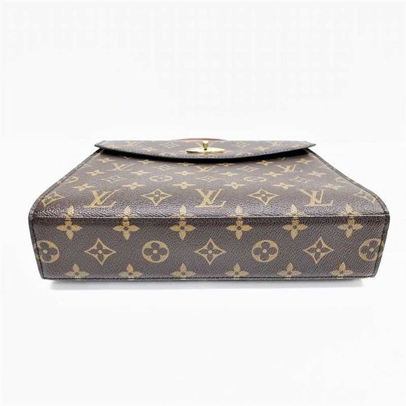 Louis Vuitton Turnlock Malesherbes Monogram Brown Handbag - Picture 4 of 5